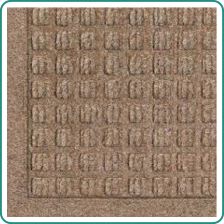 Janitorial Supplies Mats - Water Hog Fashion 4 x 6 Medium Brown